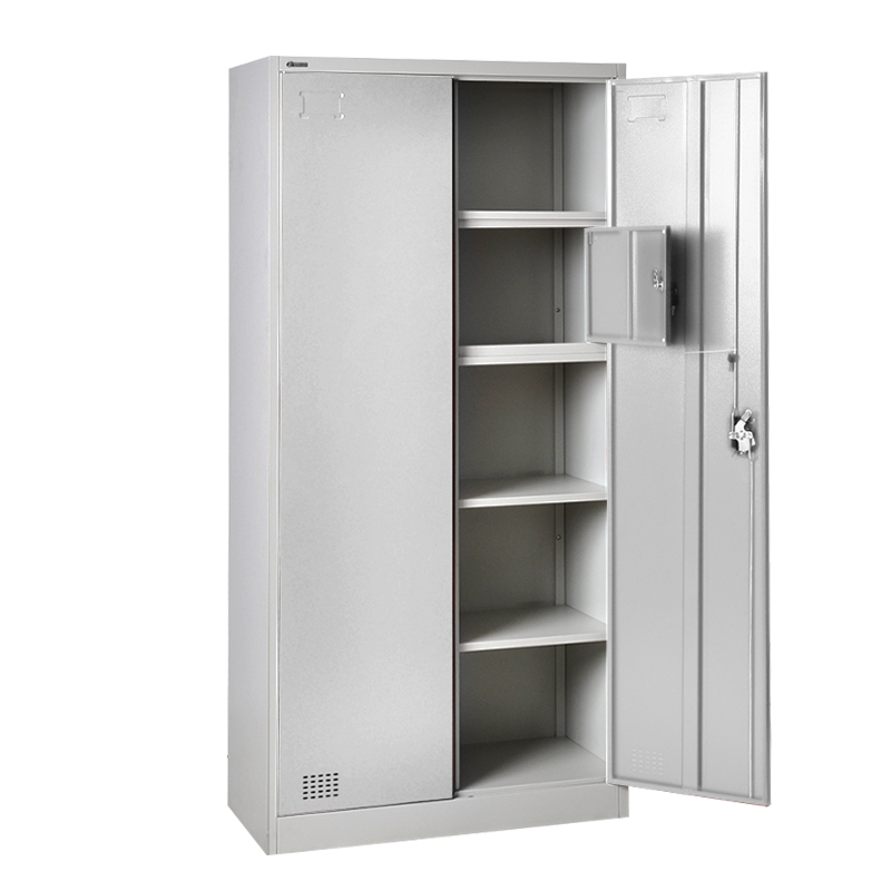 PRODUCTS SHOW Metal Wardrobe with safe locker, steel locker